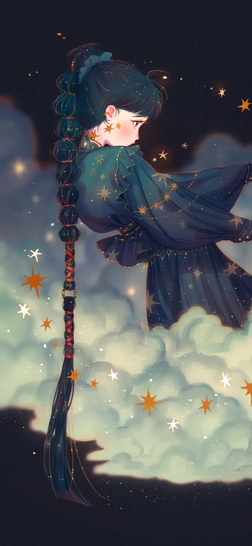 治愈系人物插画 via:aki a0623