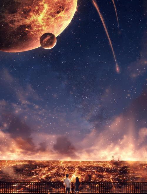 星体插画图片壁纸